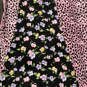Vintage Floral Midi Dress